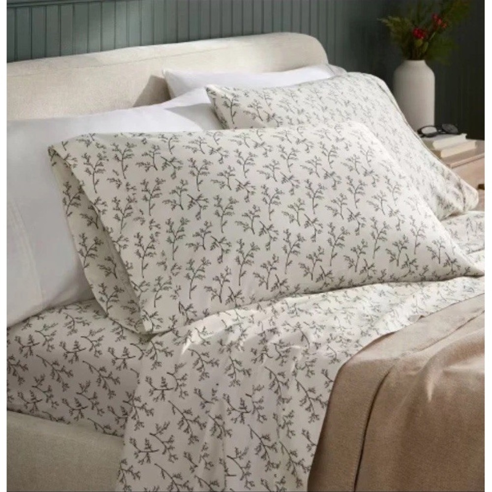 Full‎ 400 Thread Count Holiday Performance Sheet Set Holly - Threshold